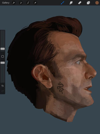 Crowley, style/color study Crowley, style/color study